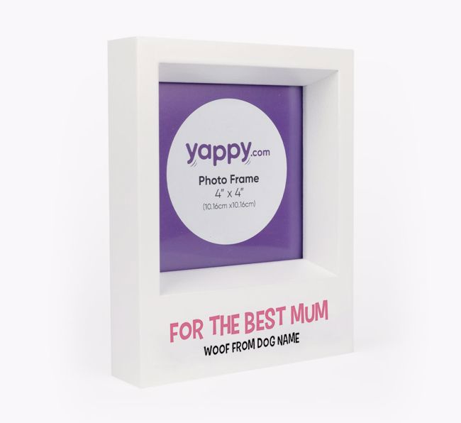 'For the best mum' Personalised Photo Frame for your {breedFullName}